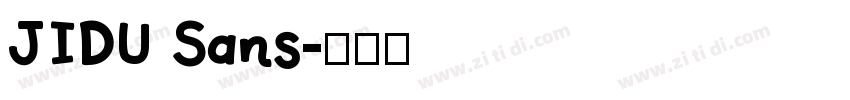 JIDU Sans字体转换